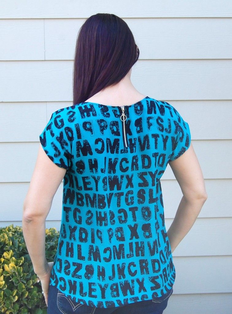 Teal Alpha Print | TheFabricMarket.com