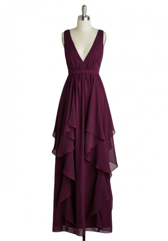 Create This Look - 2 Tone Chiffon - Plum - The Fabric Market