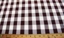 Large Gingham Gabardine - Burgundy