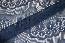 Navy Scallop Lace