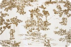 French Toile - Camel