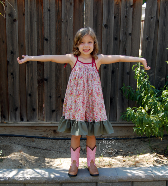 Free Sewing Pattern For Girls - The London Dress - The Fabric Market