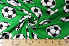 Kelly Soccer Ball Flannel
