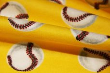 Yellow Baseball Flannel