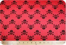 Chevron Skulls - Red