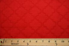 Embossed Moroccan Tile - Red