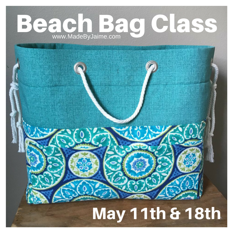 DIY Beach Bag | MadeByJaime for TheFabricMarket.com