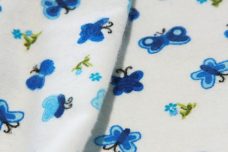 Butterfly Flannel - Blue