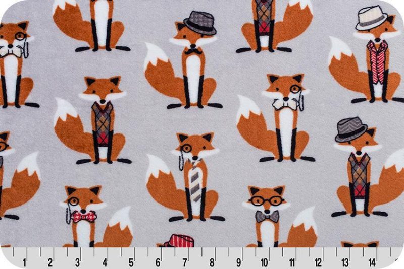 Nifty Foxes Minky