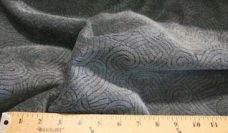 Swirl Textured Chenille - Denim