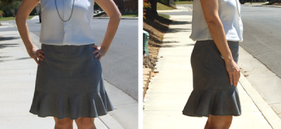 Self-Drafted Flounce Skirt | MadeByJaime for TheFabricMarket.com