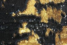 Reversible Sequin - Black & Bright Gold