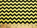 Small Chevron - Black / Yellow