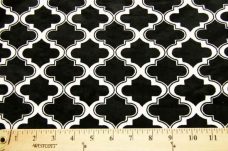 Moroccan Tile - Black / White