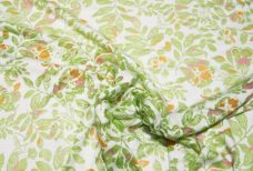 Cutout Floral Jersey - Green