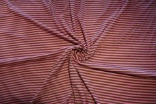 Small Stretch Knit Stripe - Pink & Light Brown