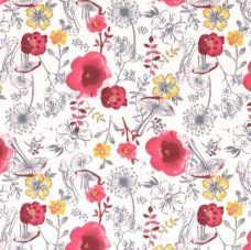 Mr. Whiskers Minky - Floral