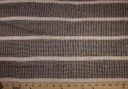 Dark Grey & Cream Stripe Tissue Sweater Knit