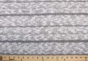 White Sparkle Stripe Tissue Sweater Knit