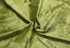 Light Green Toile Duponi Silk
