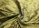 Gold & Black Ornate Pineapple Pattern Silk