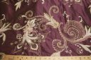 Purple Embroidered Duponi Silk