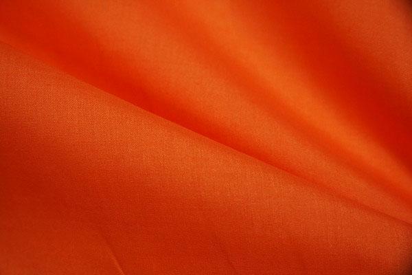 Orange Polyester Cotton Broadcloth Fabric - Polyester Blend Cotton