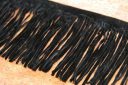3 1/2" Double-sided Faux Suede Fringe - Black