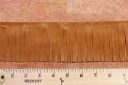 3" Double-sided Faux Suede Fringe - Chestnut