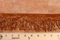 3" Double-sided Faux Suede Fringe - Copper