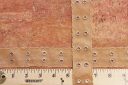 1 1/2" Faux Suede Eyelet Trim - Khaki