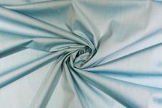 Chambray Stretch Poly/Cotton Poplin - Turquoise