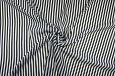 1/4" Stripe Georgette - Black & White