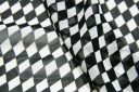 Black & White Harlequin Chiffon