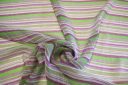 Various Stripe Chiffon - Purple & Green