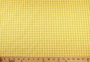 1/4" Gingham Poly/Cotton - Yellow