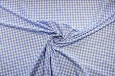 1/4" Gingham Poly/Cotton - Light Periwinkle