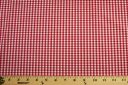1/8" Gingham Poly/Cotton - Scarlet