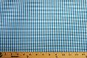 1/8" Gingham Poly/Cotton - Turquoise
