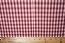 1/8" Gingham Poly/Cotton - Wine