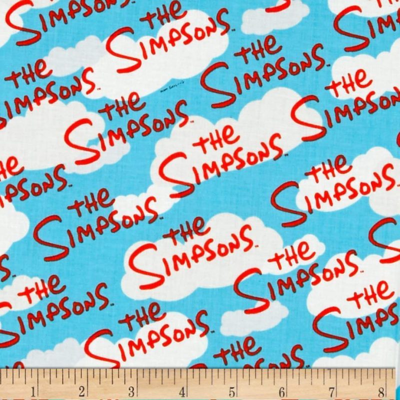 Simpsons Logo Cotton