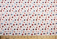 Star Spangled Cotton - White