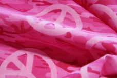 Peace Camo Cotton - Pink