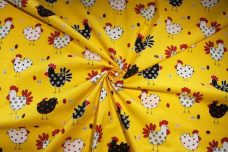 Yellow Chickens Cotton