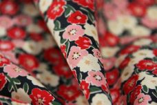 Vintage Calico Cotton - Red