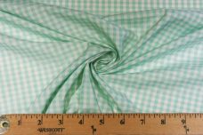 1/8" Gingham Poly/Cotton - Mint