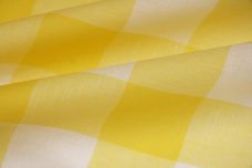 1" Gingham Batiste/Voile - Yellow
