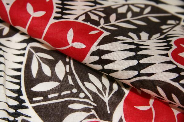 Lightweight Poly/Cotton Twill Toile - Red - The Fabric Market