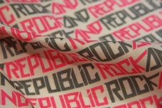 Neon Pink "Rock & Republic" Lightweight Cotton/Poly Muslin