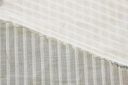 Satin Stripe Cotton Batiste - White